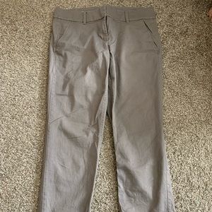 Loft size 8 grey chino crops